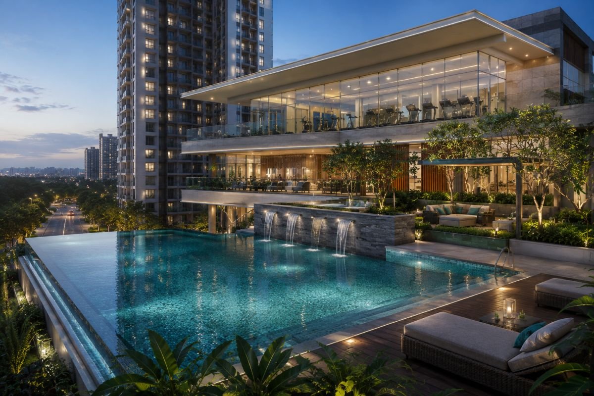 Modern clubhouse and lifestyle amenities in a luxury residential community