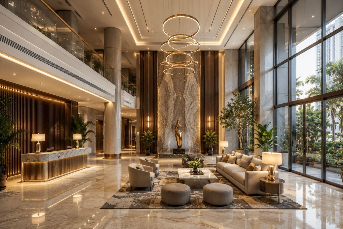 Premium construction quality and modern architecture in Gurgaon