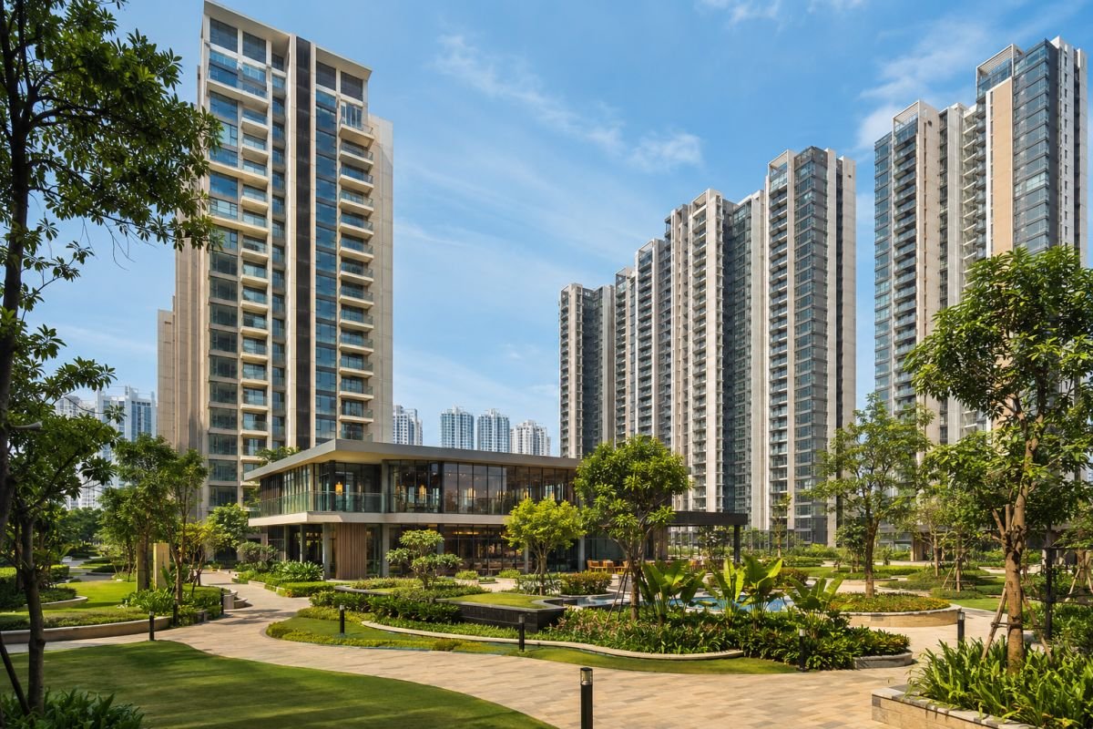 Mahindra Lifespaces Gurgaon sustainable residential community with modern green architecture
