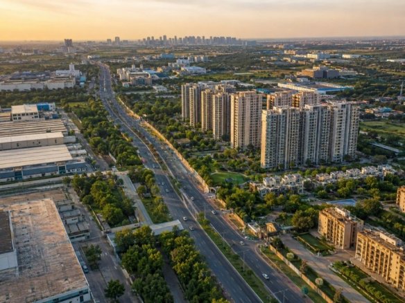 Manesar industrial and residential growth corridor in Gurgaon.