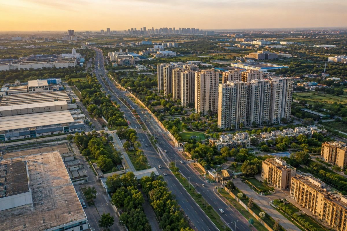 Manesar industrial and residential growth corridor in Gurgaon.