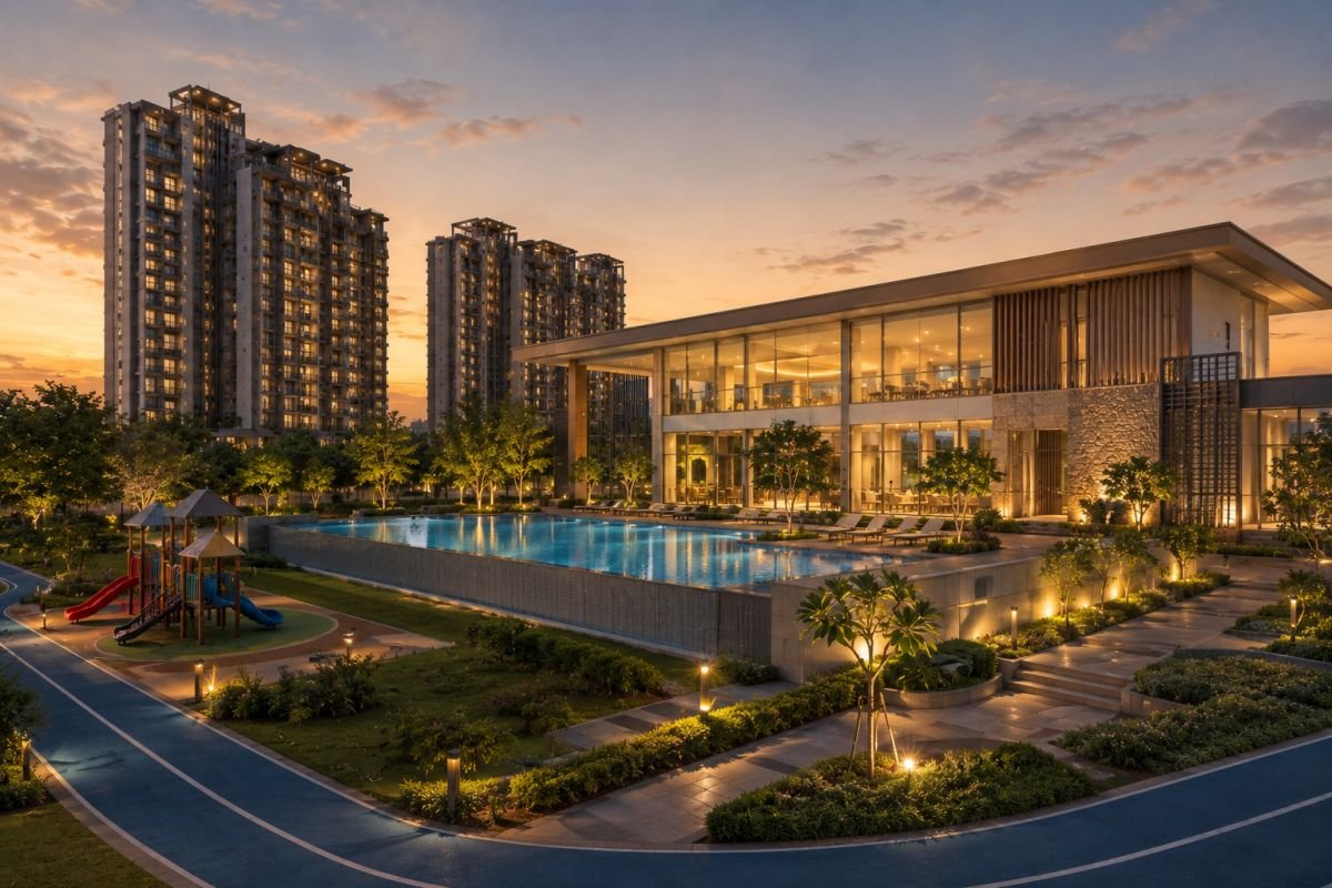 Premium clubhouse and landscaped amenities at Puri Builder Gurgaon