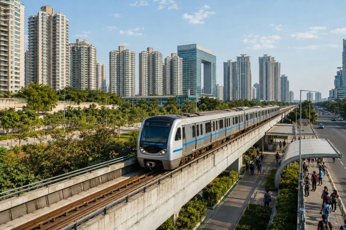 Rapid Metro connectivity near Smartworld The Edition Gurgaon