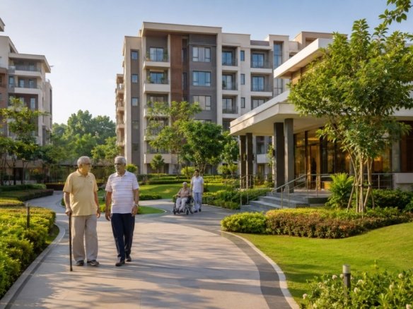 Senior-centric residential community designed for independent and comfortable living