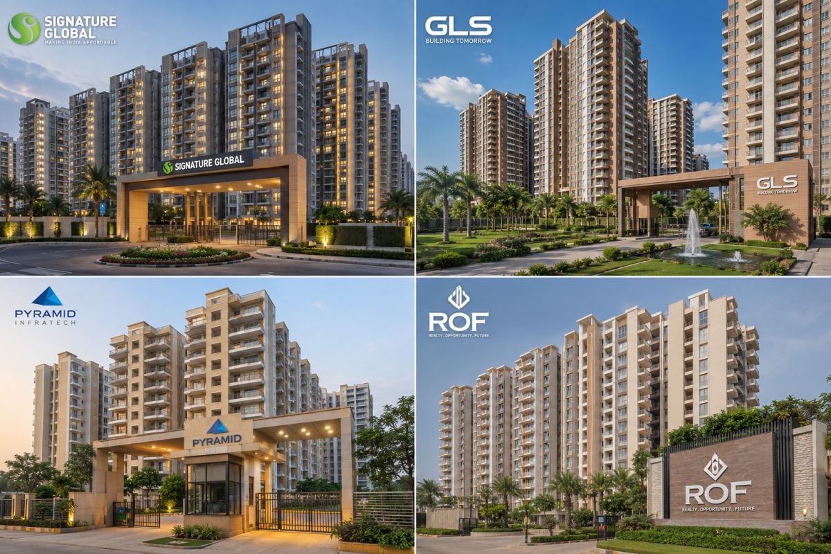 Affordable residential projects by Signature Global, GLS, Pyramid and ROF in Gurgaon