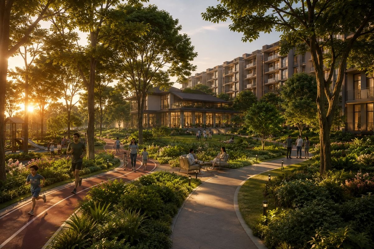 Forest-inspired luxury residential community in Gurgaon