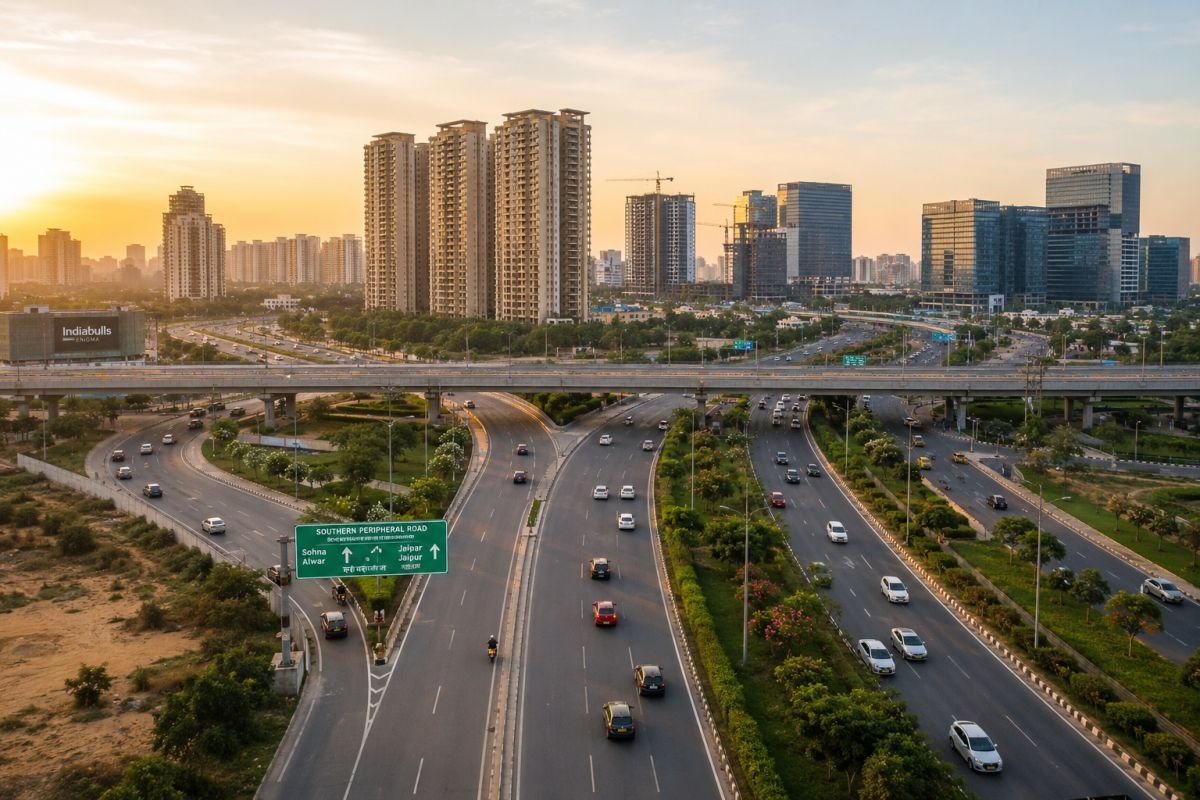 Road infrastructure and seamless connectivity along Southern Peripheral Road Gurgaon