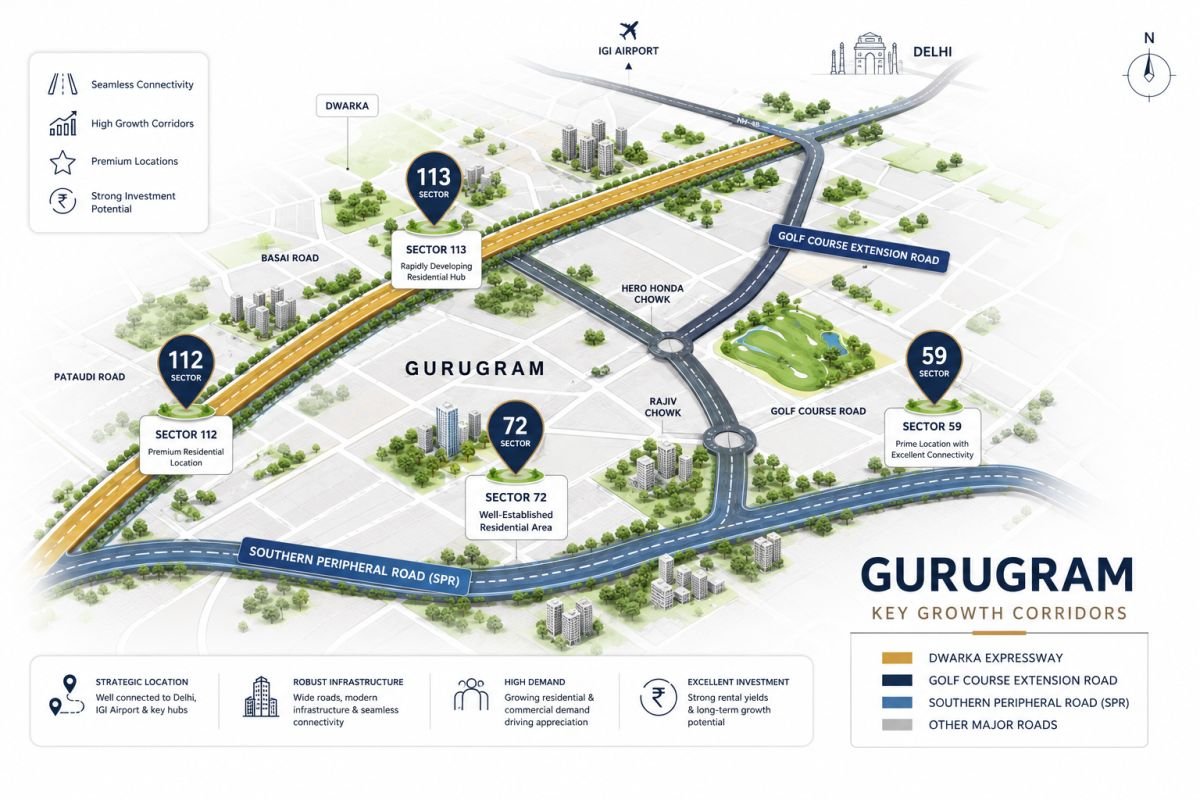 Tata Housing projects across Gurgaon growth corridors