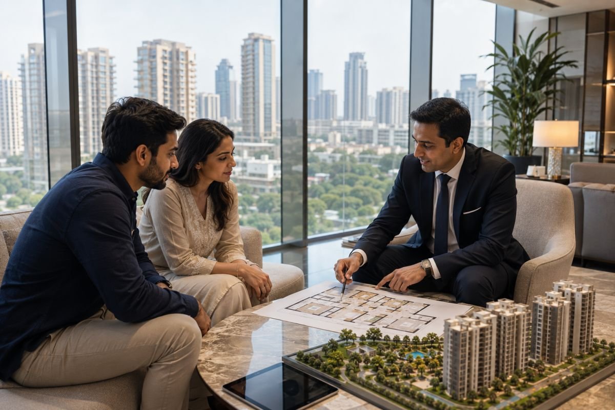 Homebuyer evaluating Tata Housing Gurgaon investment