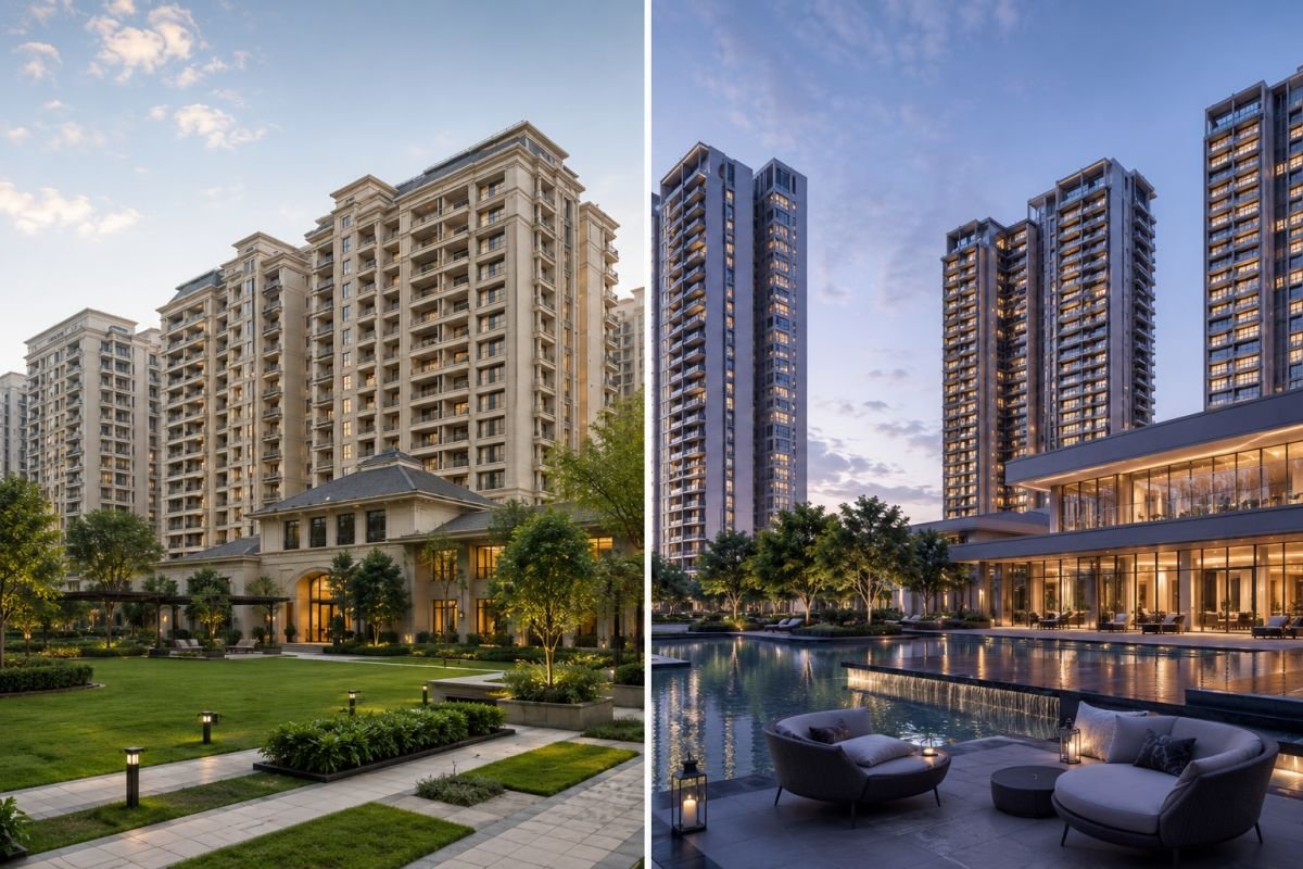 Tata Housing compared with premium developers in Gurgaon