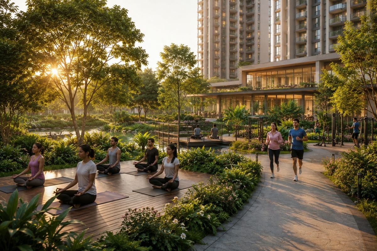 Wellness amenities in luxury residential communities