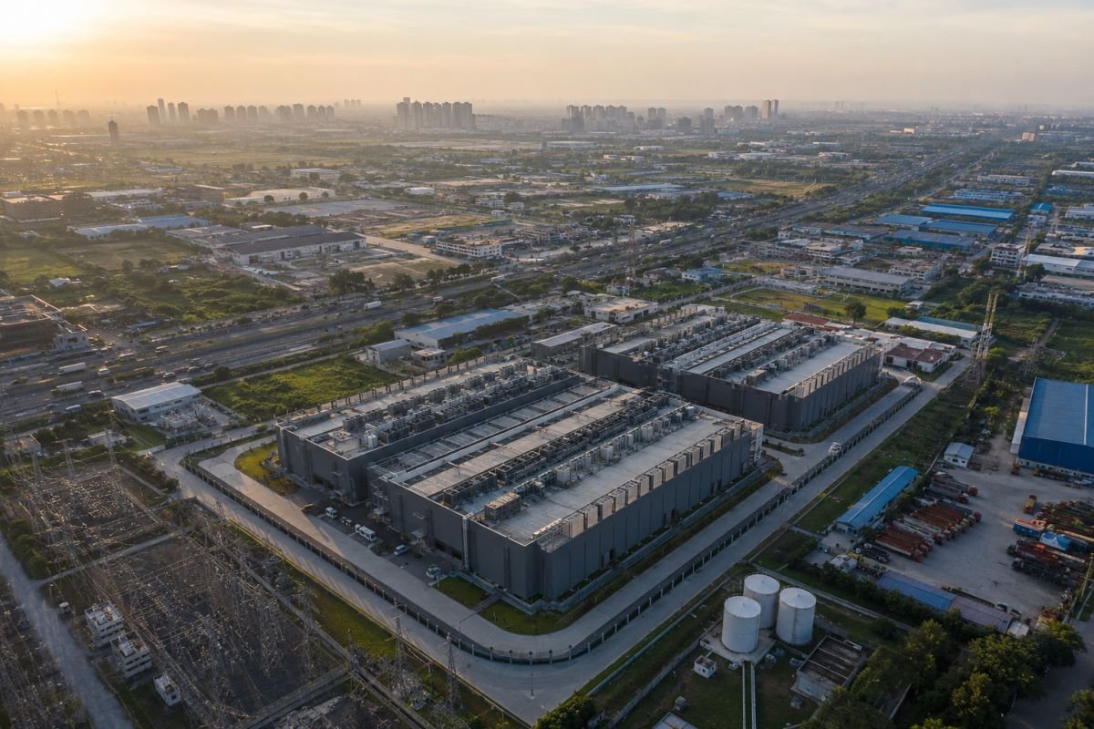 Data center real estate Gurgaon Manesar corridor with industrial infrastructure