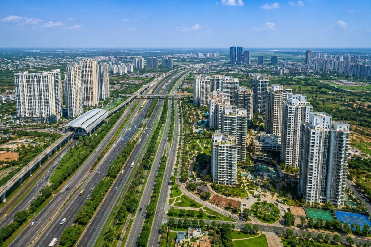 Modern residential developments across Gurgaon growth corridors