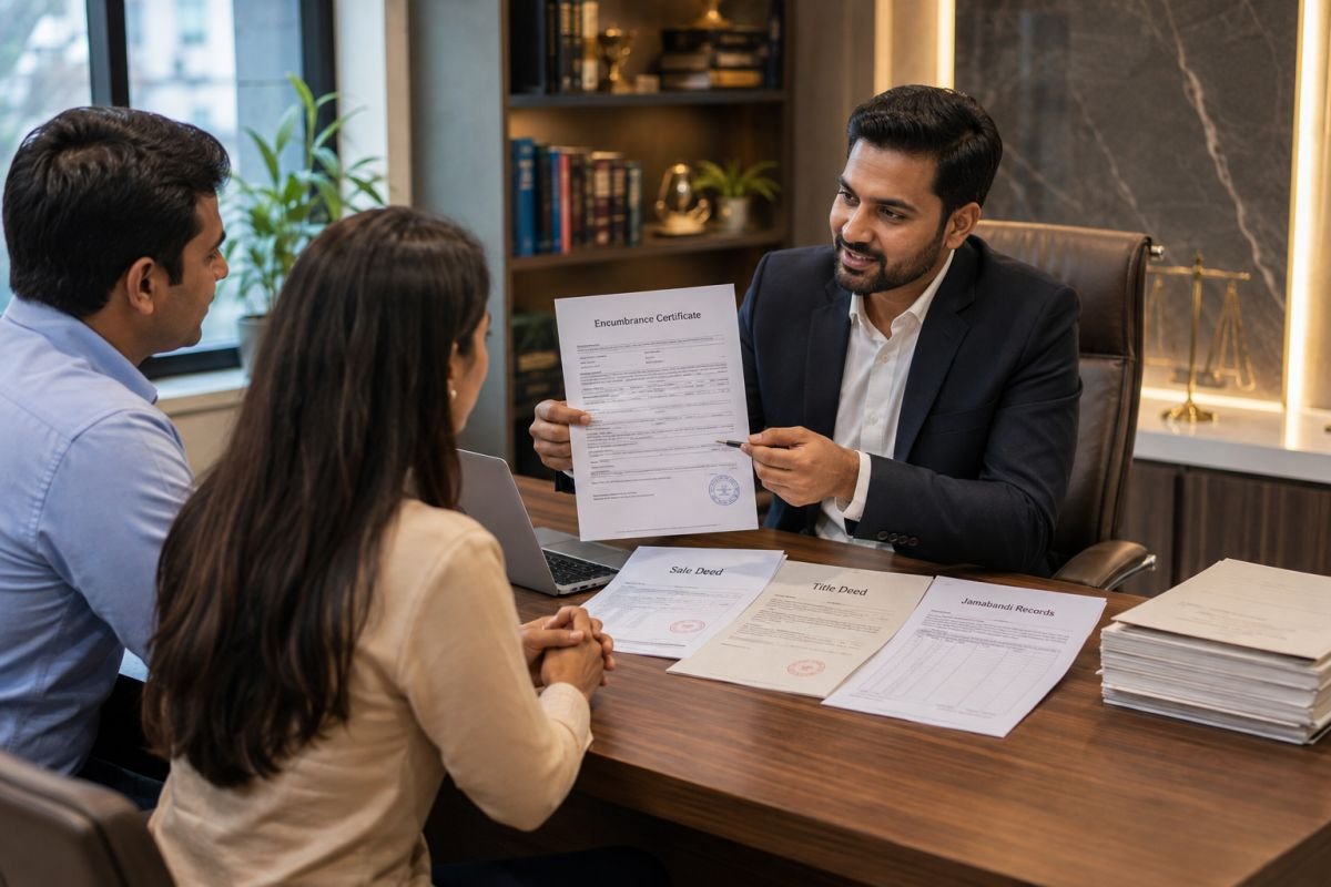 Comparing sale deed, title deed, Jamabandi and Encumbrance Certificate