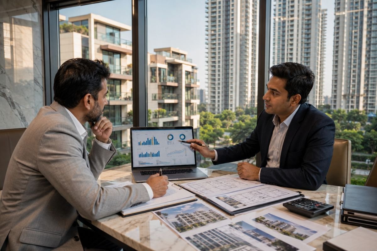 Gurgaon property investment comparison between builder floors and apartments