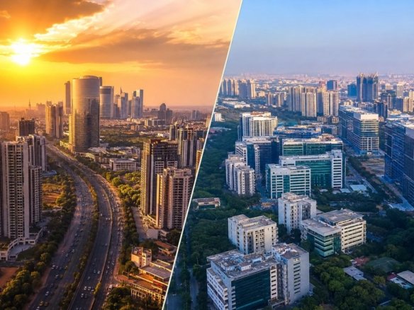 Gurgaon vs Hyderabad property investment comparison in 2026