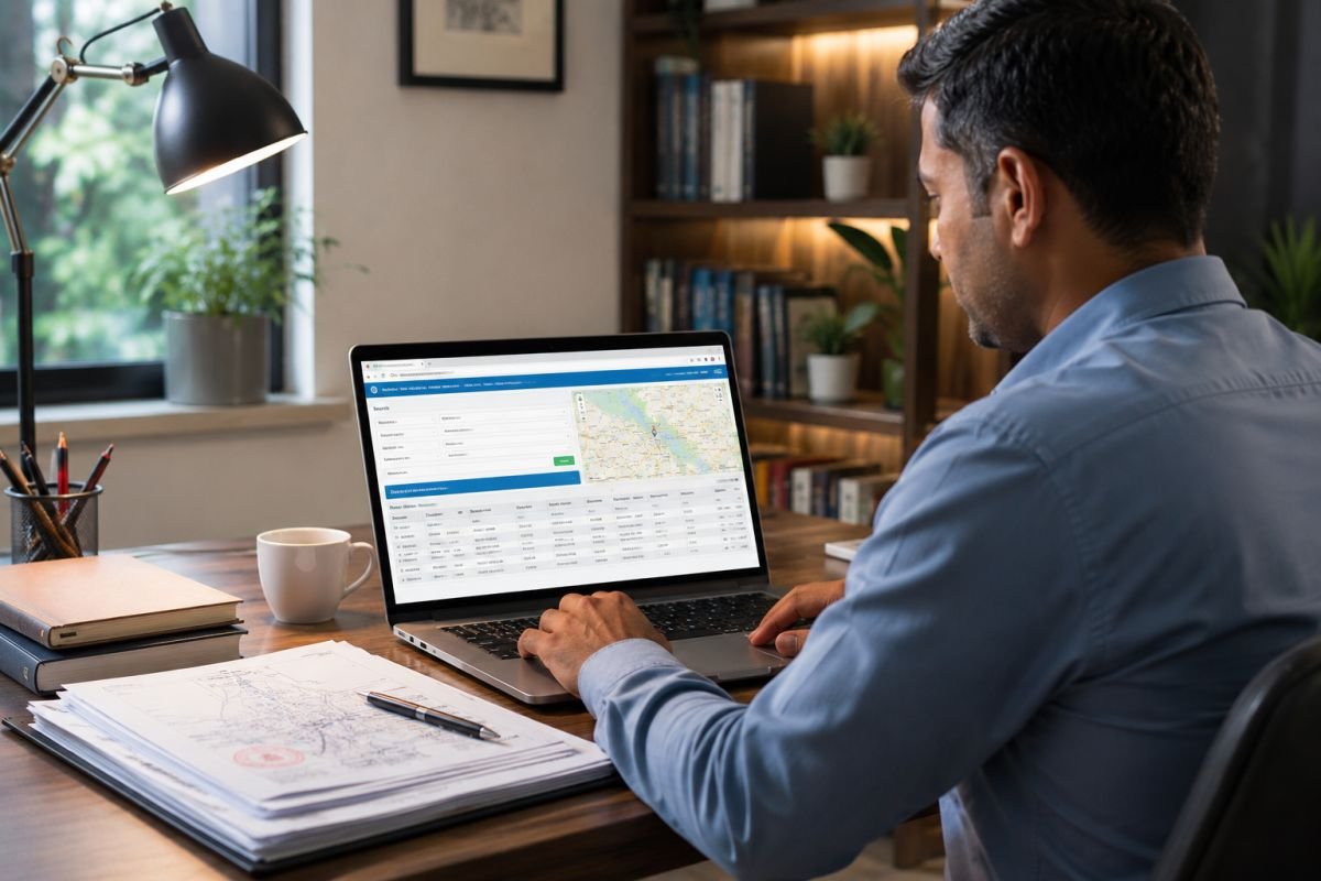 Applying for an Encumbrance Certificate online through Haryana Jamabandi portal