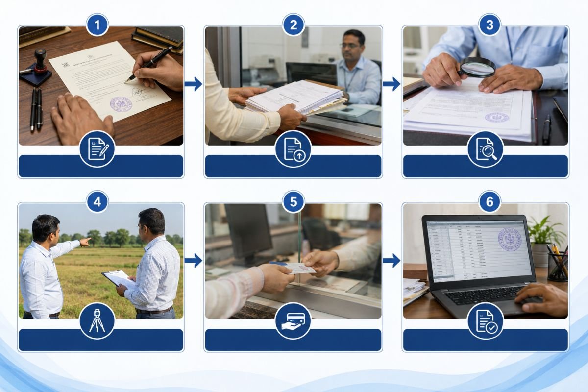 Step-by-step property mutation process in Haryana