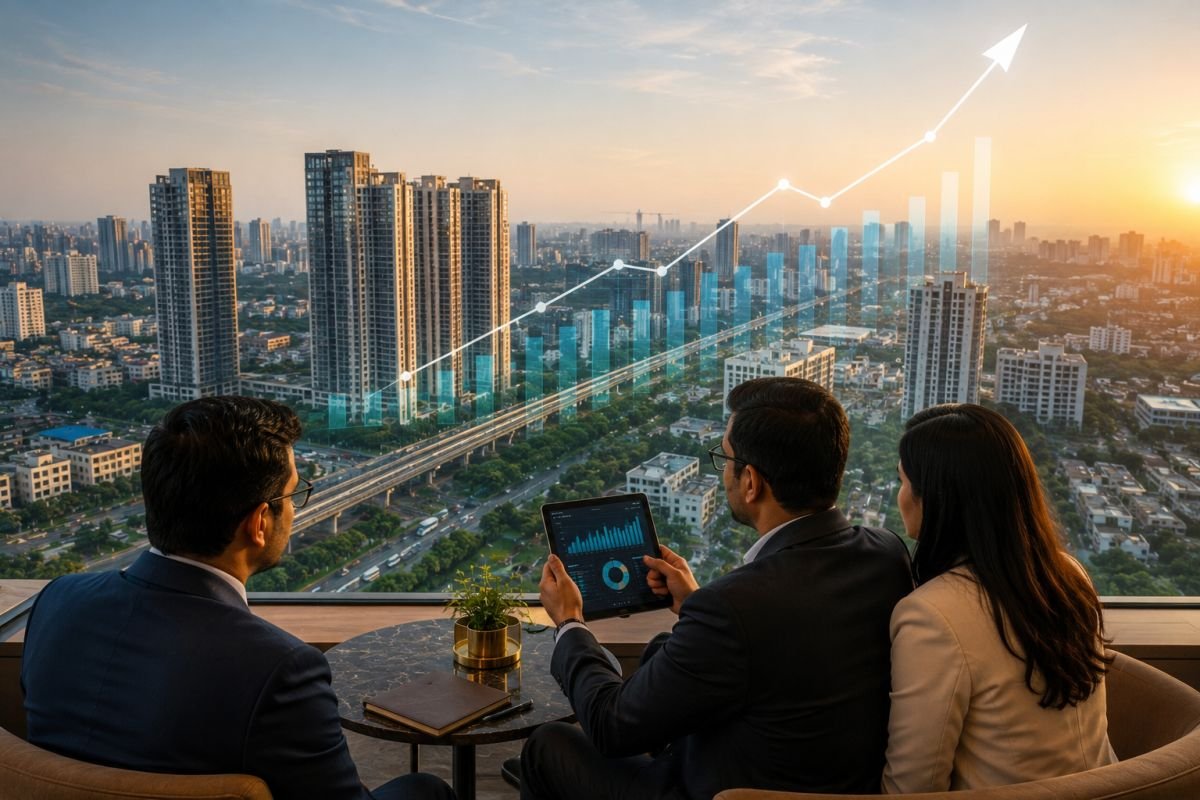Capital appreciation driven by institutional investment in Gurgaon
