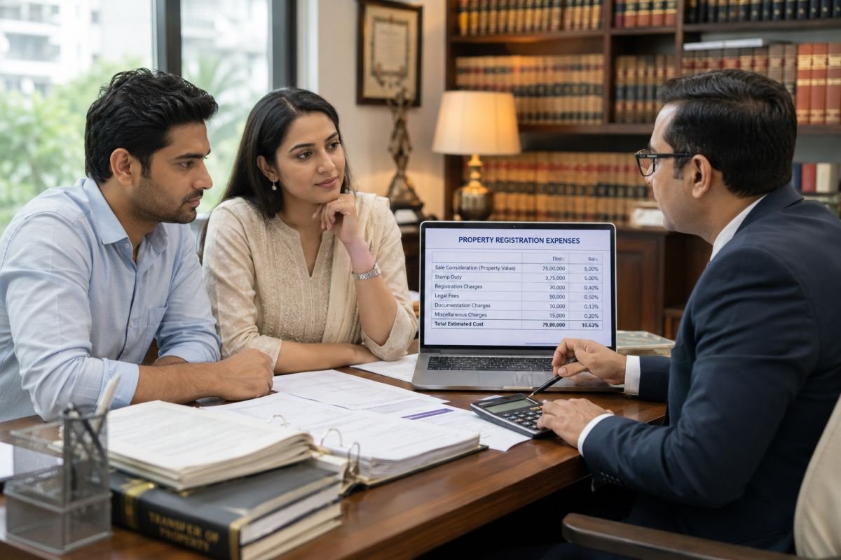 Property registration and stamp duty calculation in Gurgaon