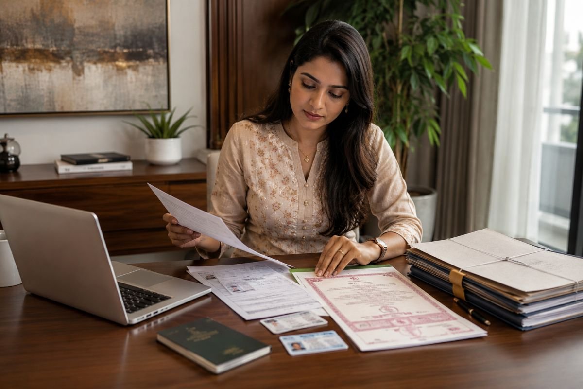 Documents required for women property registration in Haryana