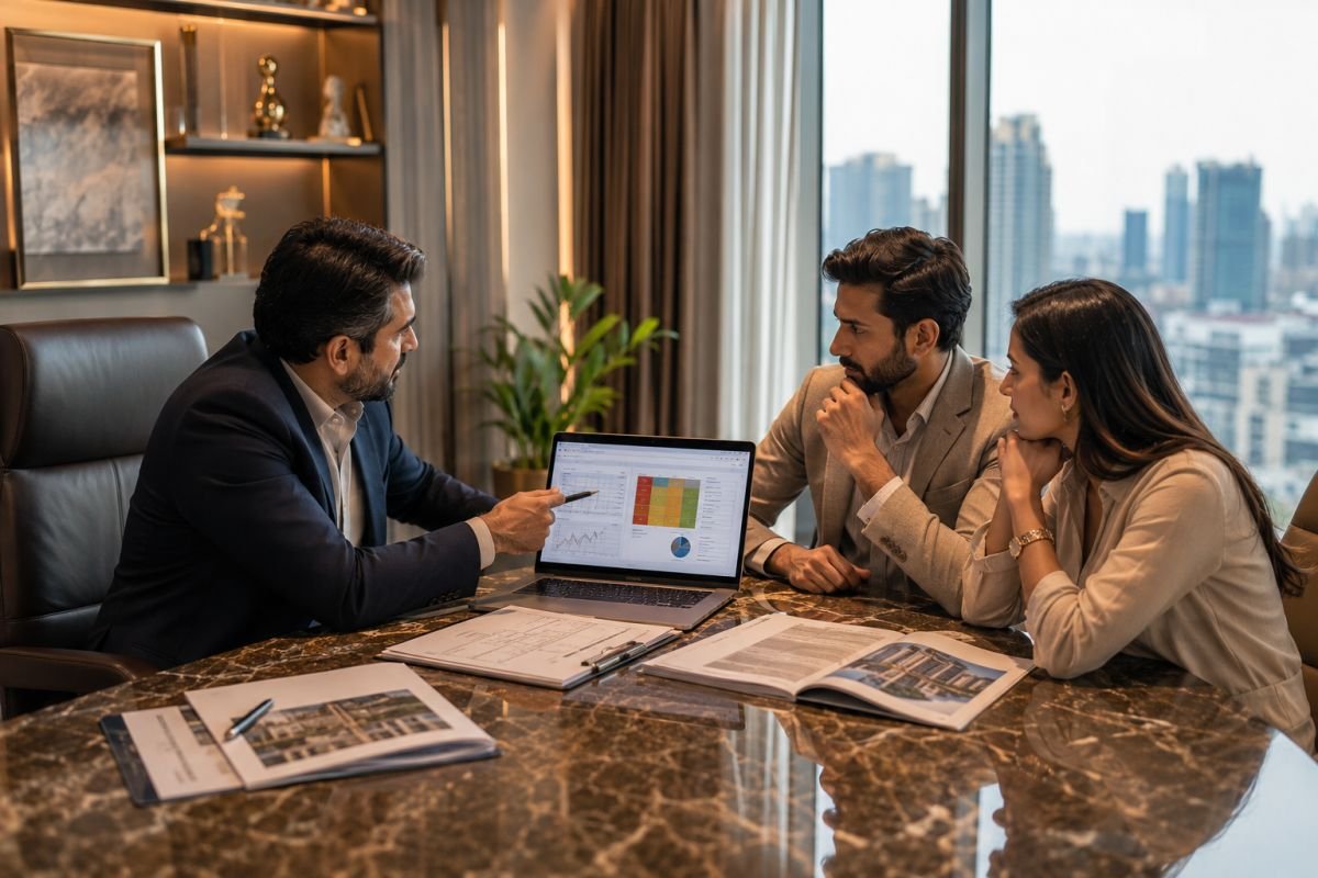 Property investment risk assessment for Gurgaon and Hyderabad