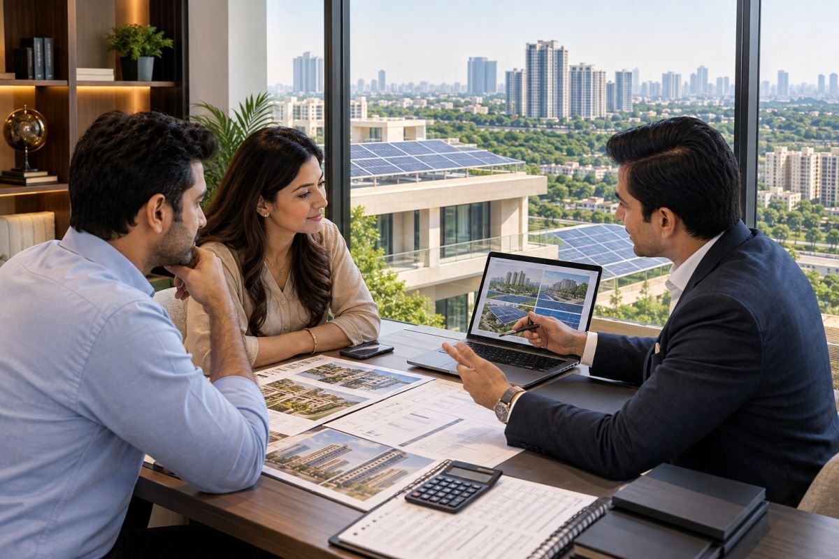 Solar-ready luxury property supporting Gurgaon real estate value
