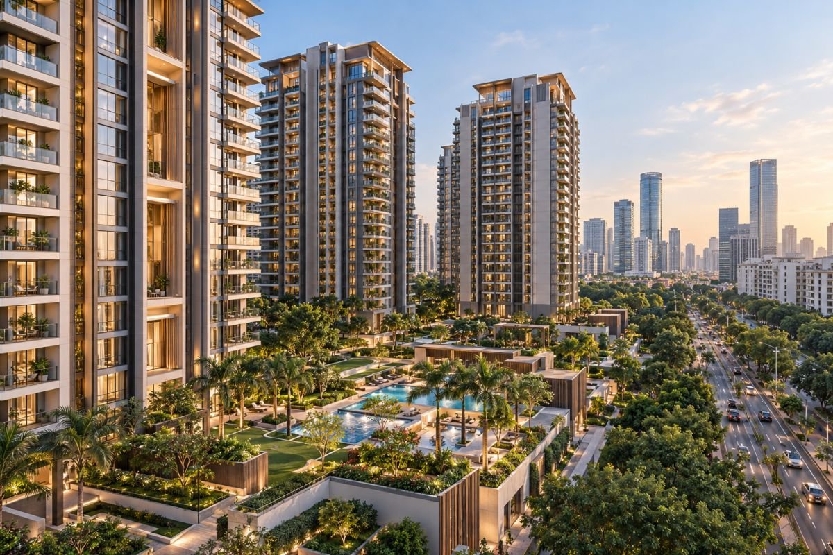 Godrej luxury residential developments near Golf Course Road Gurgaon