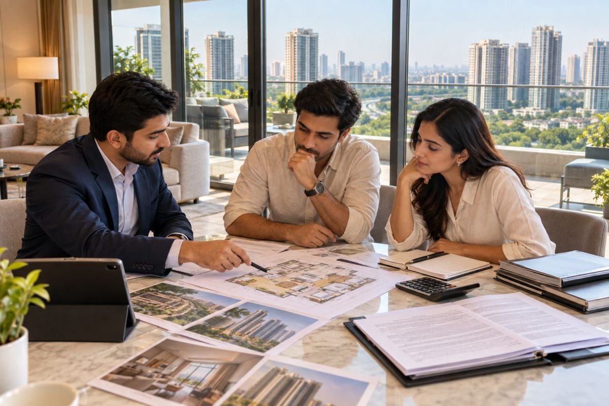Golf Course Road property due diligence and RERA document review