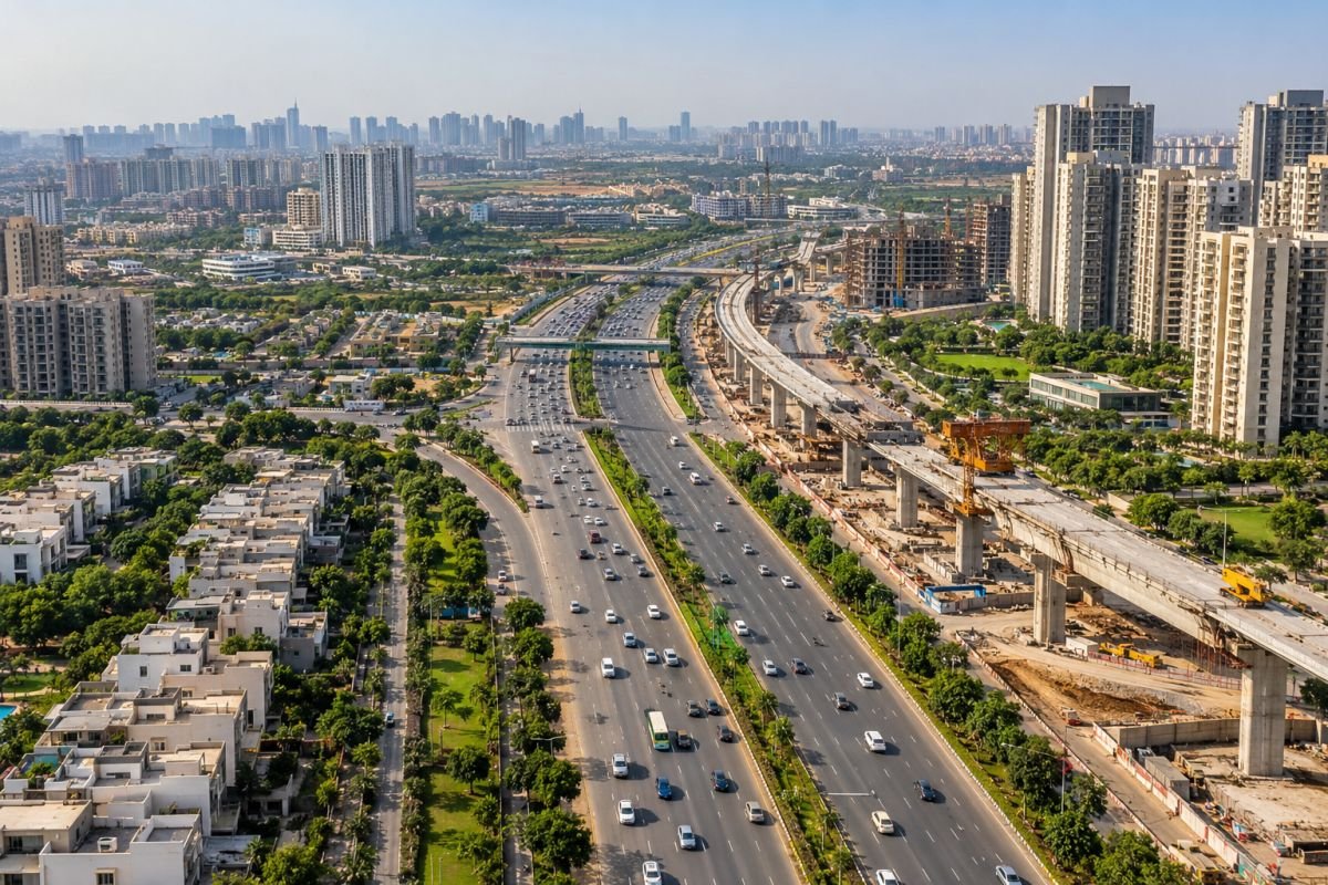 Southern Peripheral Road Gurgaon infrastructure development
