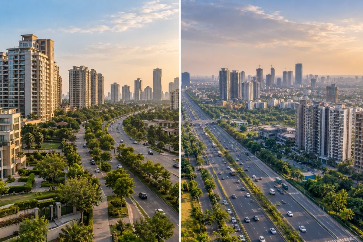 SPR vs Golf Course Extension Road property investment in Gurgaon 2026