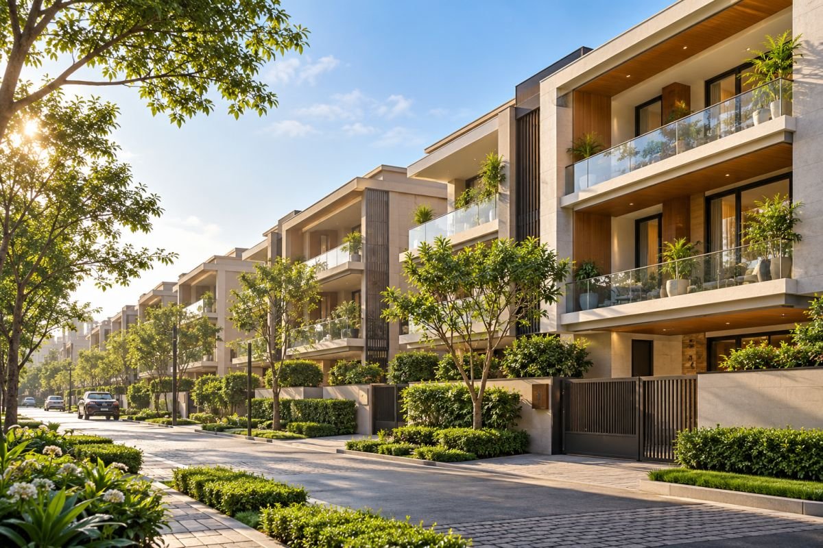 Premium low-rise residential property in Gurgaon illustrating independent-floor homebuyer considerations