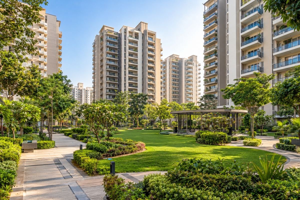 BPTP Freedom Park Life Sector 57 Gurgaon residential towers and landscaped community