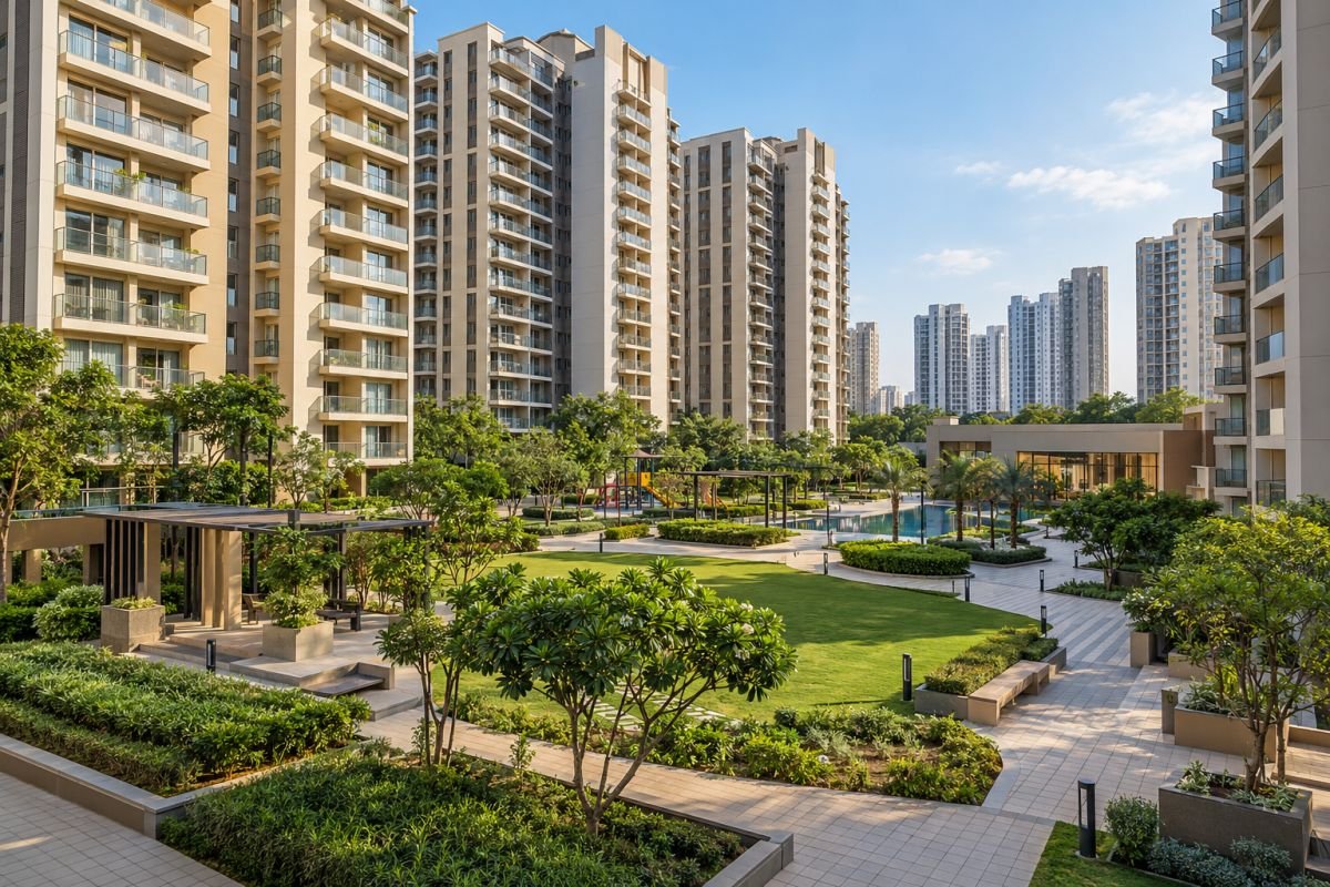 Completed residential communities in Gurgaon for developer possession history assessment