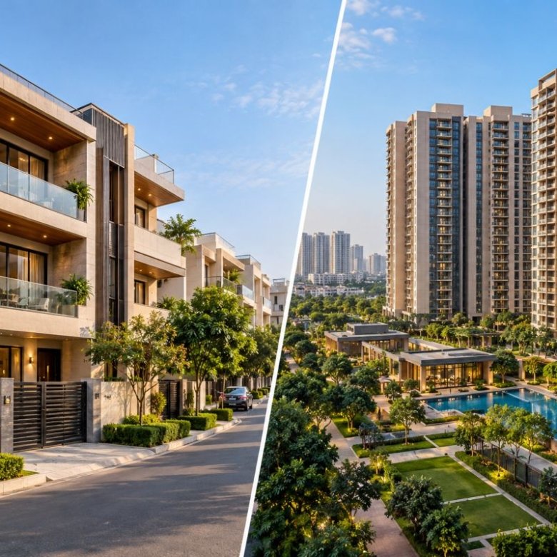 Builder Floor vs Apartment in Gurgaon: Registry, Maintenance & Resale Differences (2026)