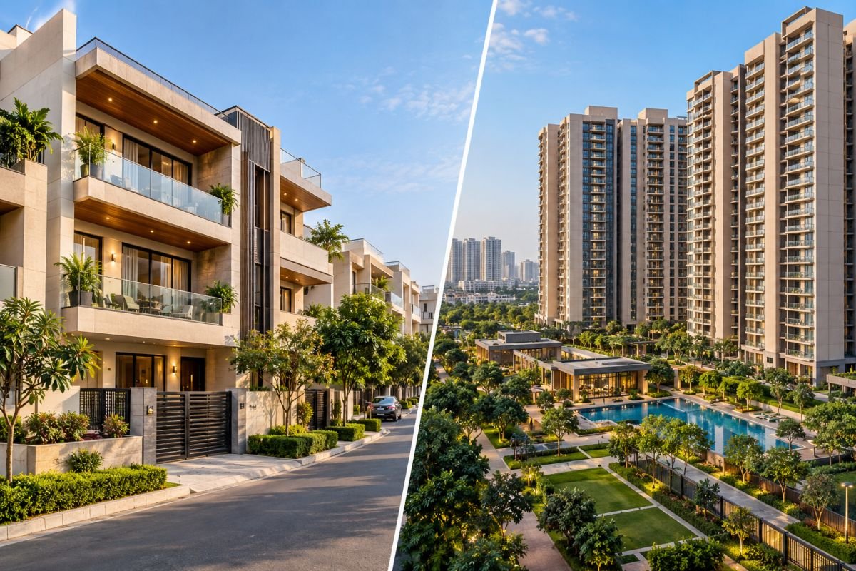 Builder floor vs apartment Gurgaon comparison for home buyers