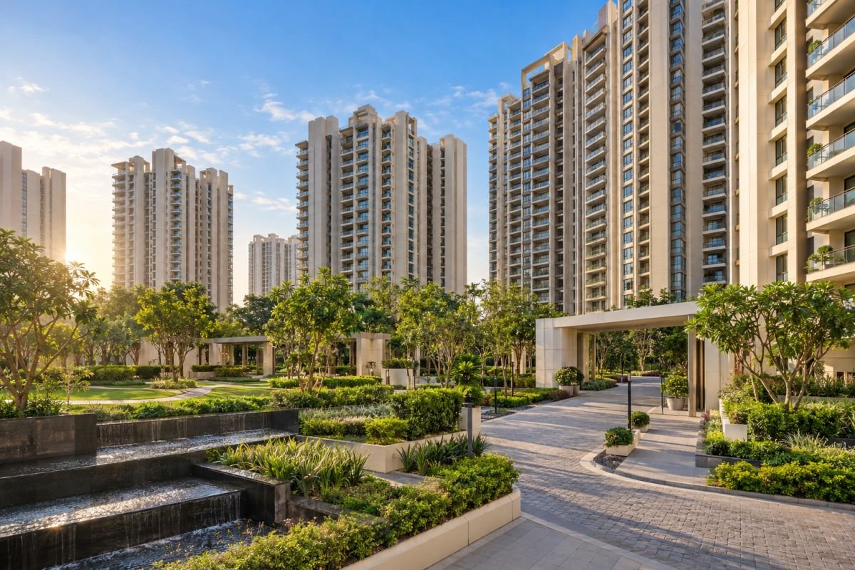 Emaar Gurgaon Greens Sector 102 Gurgaon residential towers and landscaped surroundings
