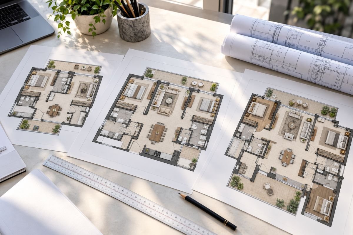 Apartment floor plan and layout assessment for Emaar Urban Ascent Sector 112 Gurgaon