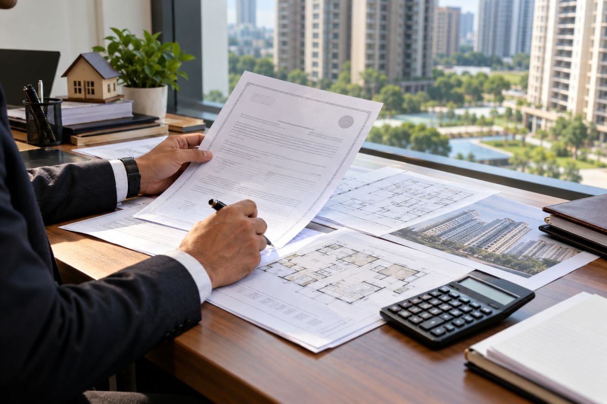 Real estate legal documents for RERA and property due diligence in Gurgaon