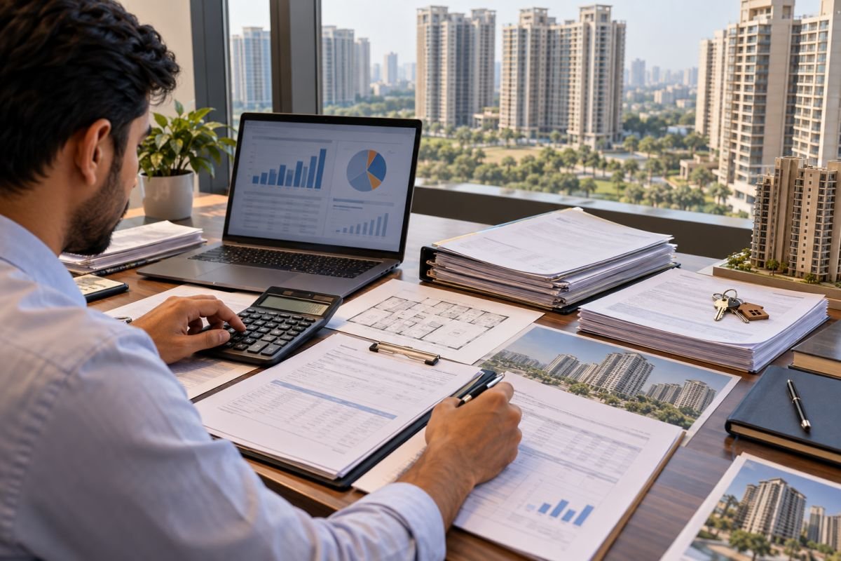 Gurgaon apartment capital gains tax and resale calculation