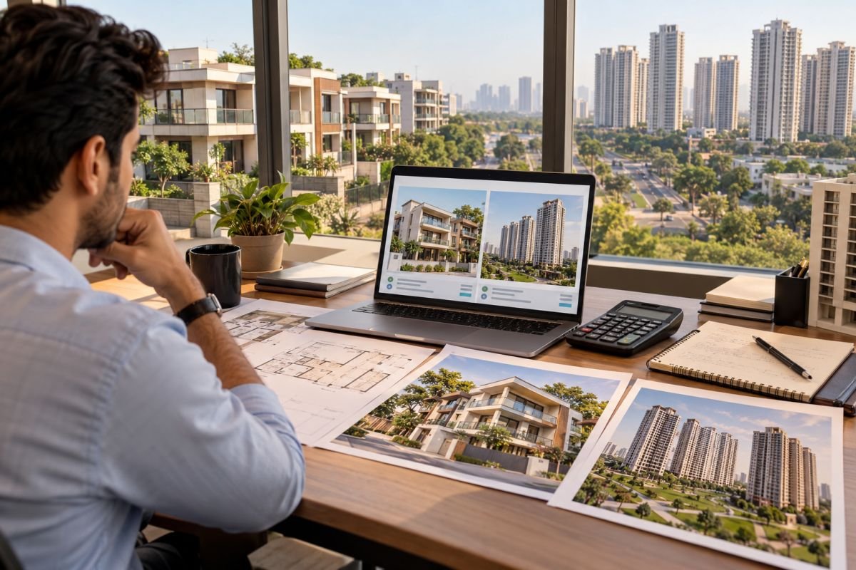 Gurgaon builder floor and apartment resale investment decision