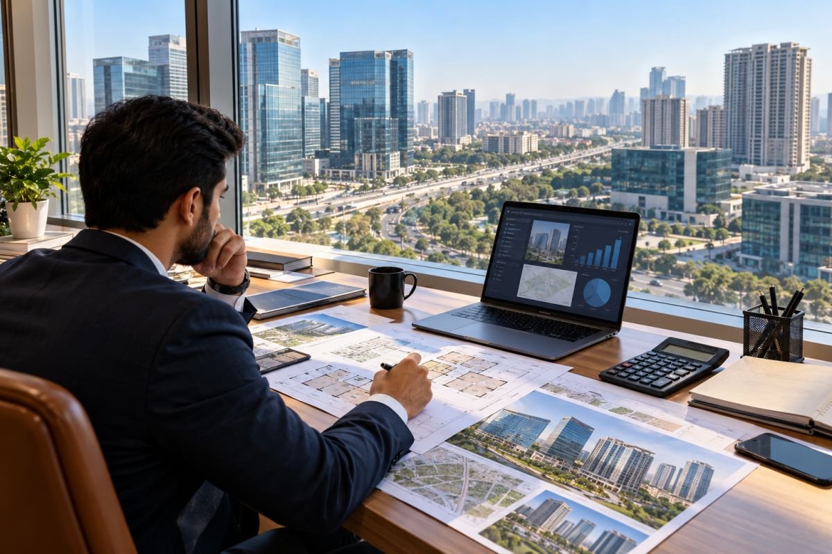 Gurgaon office space price comparison between Cyber City and Golf Course Extension Road