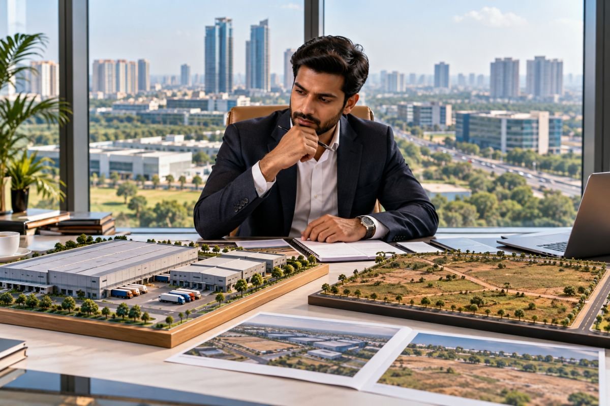 Gurgaon real estate investment REIT or industrial land
