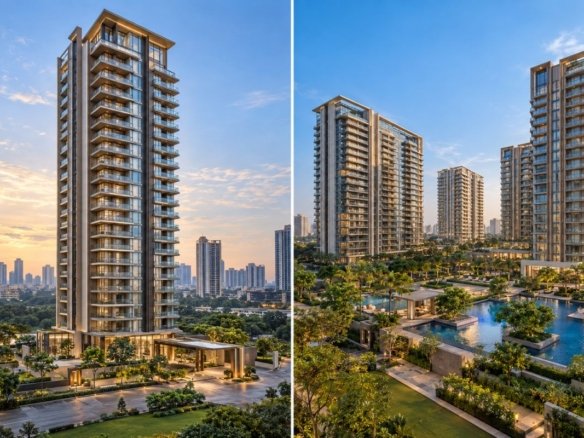 M3M Latitude vs M3M Polo Suites Sector 65 Gurgaon luxury residential comparison