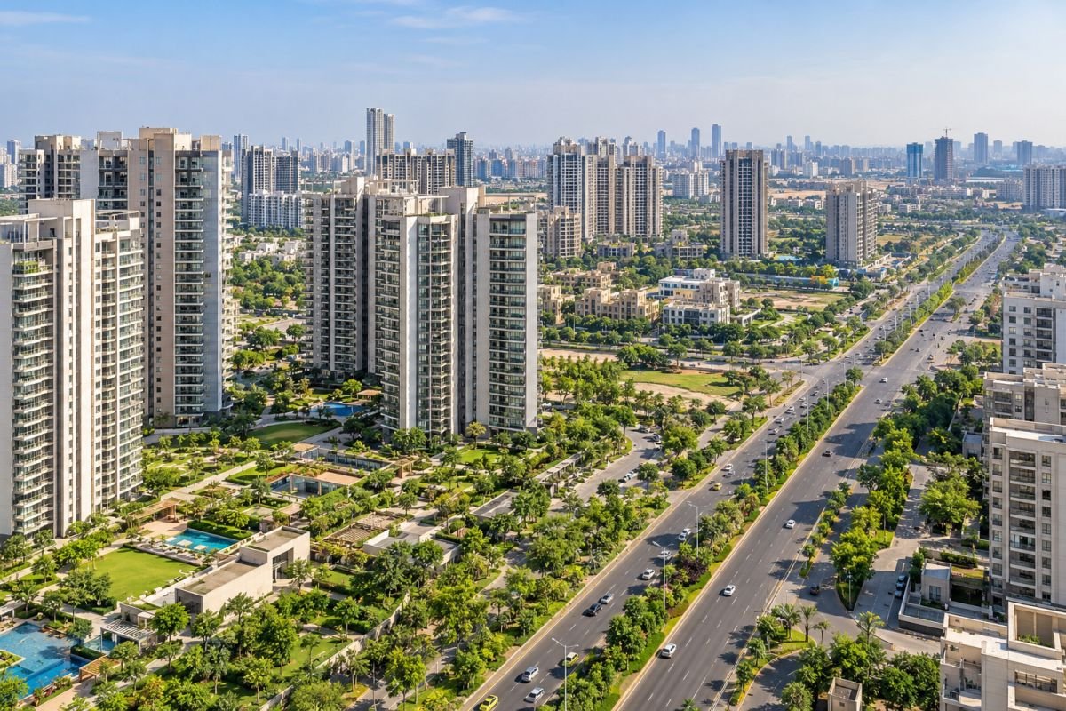 Sector 61 Gurgaon residential neighbourhood and Golf Course Extension Road connectivity context