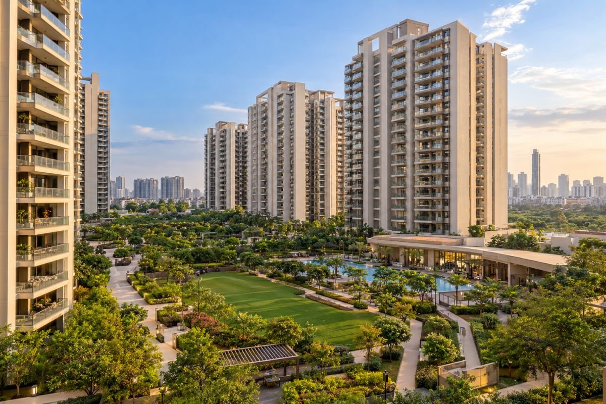 Pioneer Park Sector 61 Gurgaon residential towers and landscaped surroundings