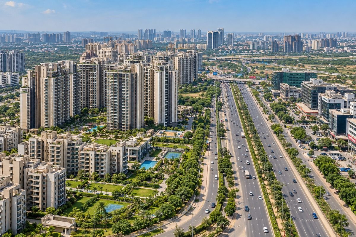 Residential developments and road connectivity around Sector 69 Gurgaon near Southern Peripheral Road