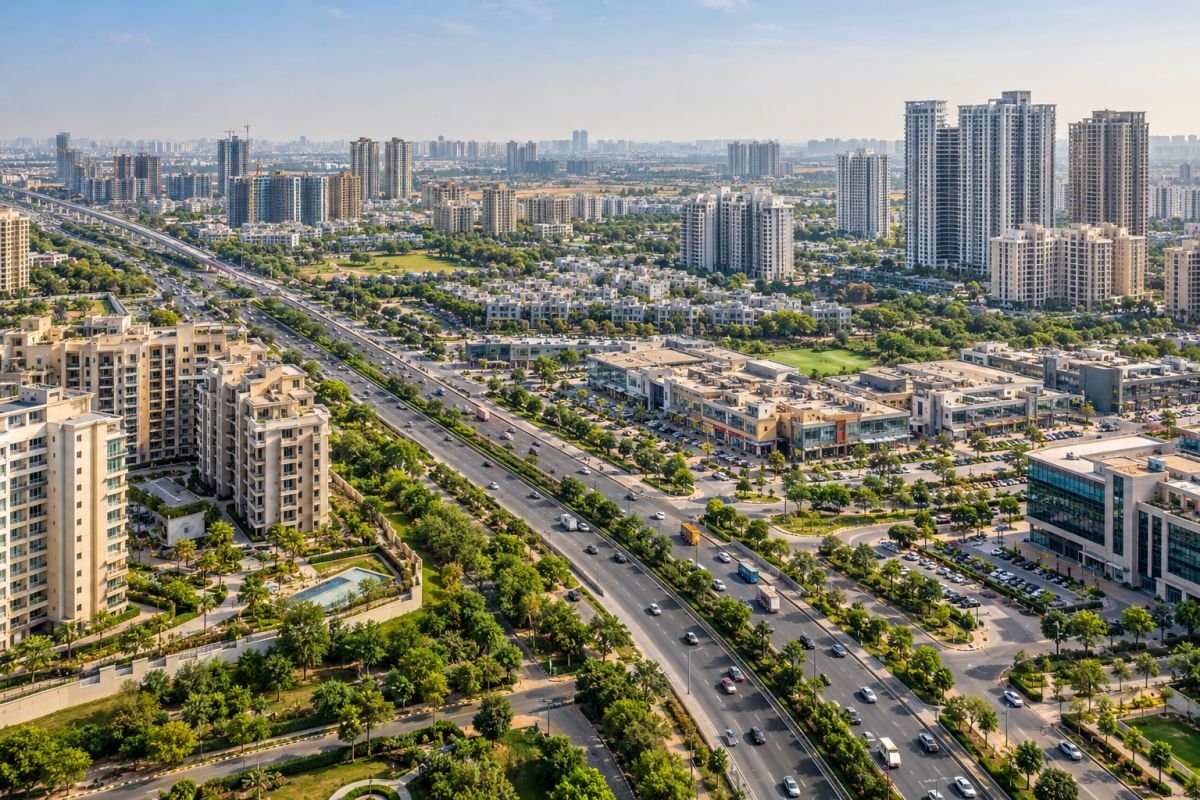 Sector 89 Gurgaon commercial property location and surrounding road connectivity