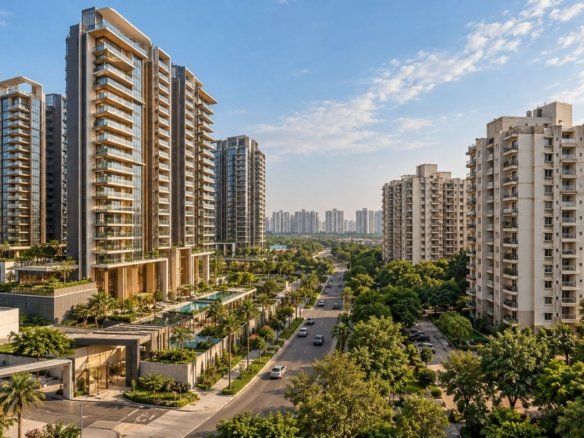 Smartworld Sky Arc vs Tulip Leaf residential property comparison in Sector 69 Gurgaon
