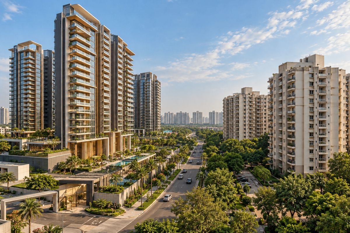 Smartworld Sky Arc vs Tulip Leaf residential property comparison in Sector 69 Gurgaon